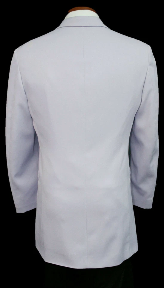 All Colors in my store Silver Zoot Suit Tuxedo Coat Long Western Frock - Image 2 of 2