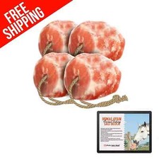 4 Goat Salt lick Block 6lb Authentic Himalayan for deer Cows Animals AFFORDABLE