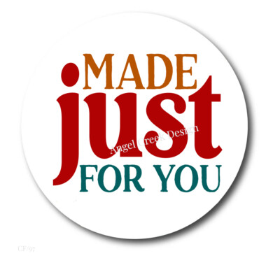 Made Just For You Handmade Labels Favors Scrapbook Stickers Envelope Seals