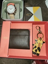 NEW FOSSIL HYBRID SMARTWATCH LONG RANGE RECEPTION BQT5003 WALLET GIFT SIT