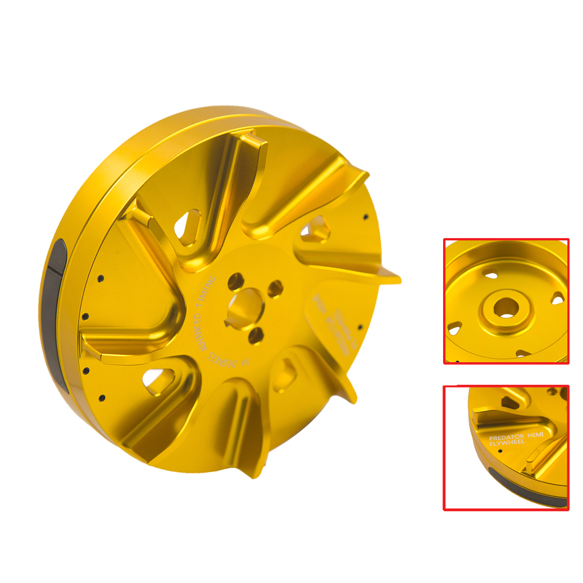 Predator 212 Cast Aluminum Flywheel PVL Flywheel Predator 212 Hemi ...