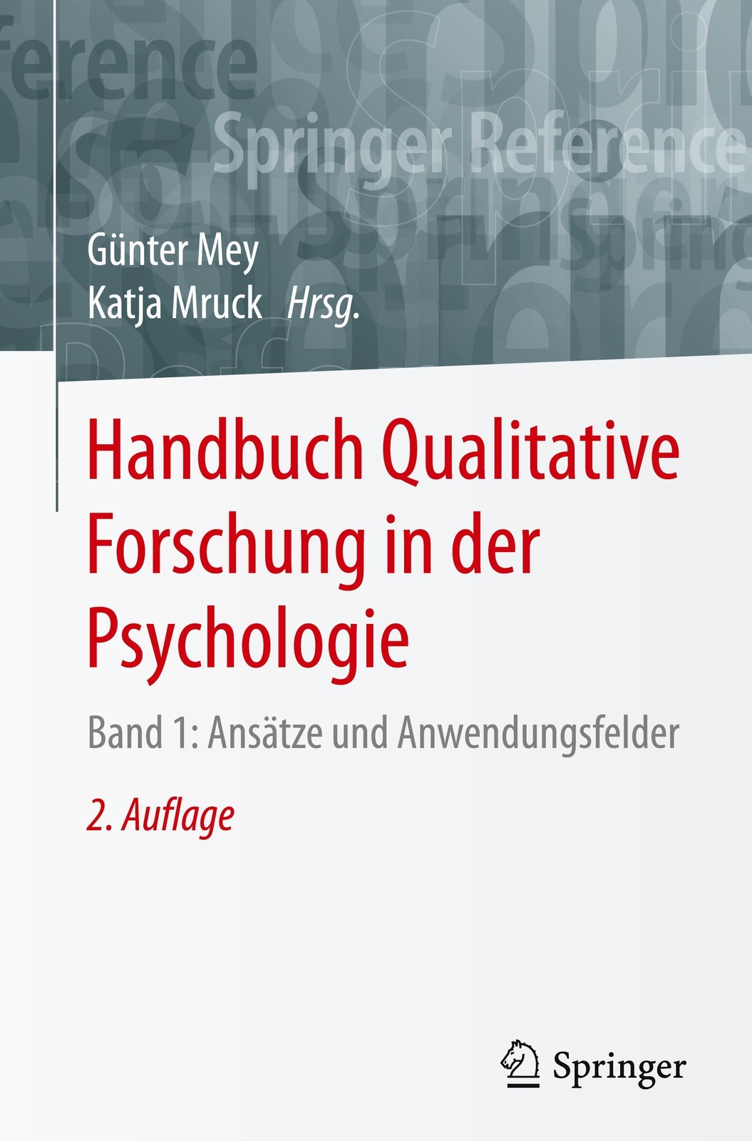 Thumbnail - Handbuch Qualitative Forschung In Der Psychologie | Katja Mruck (u.