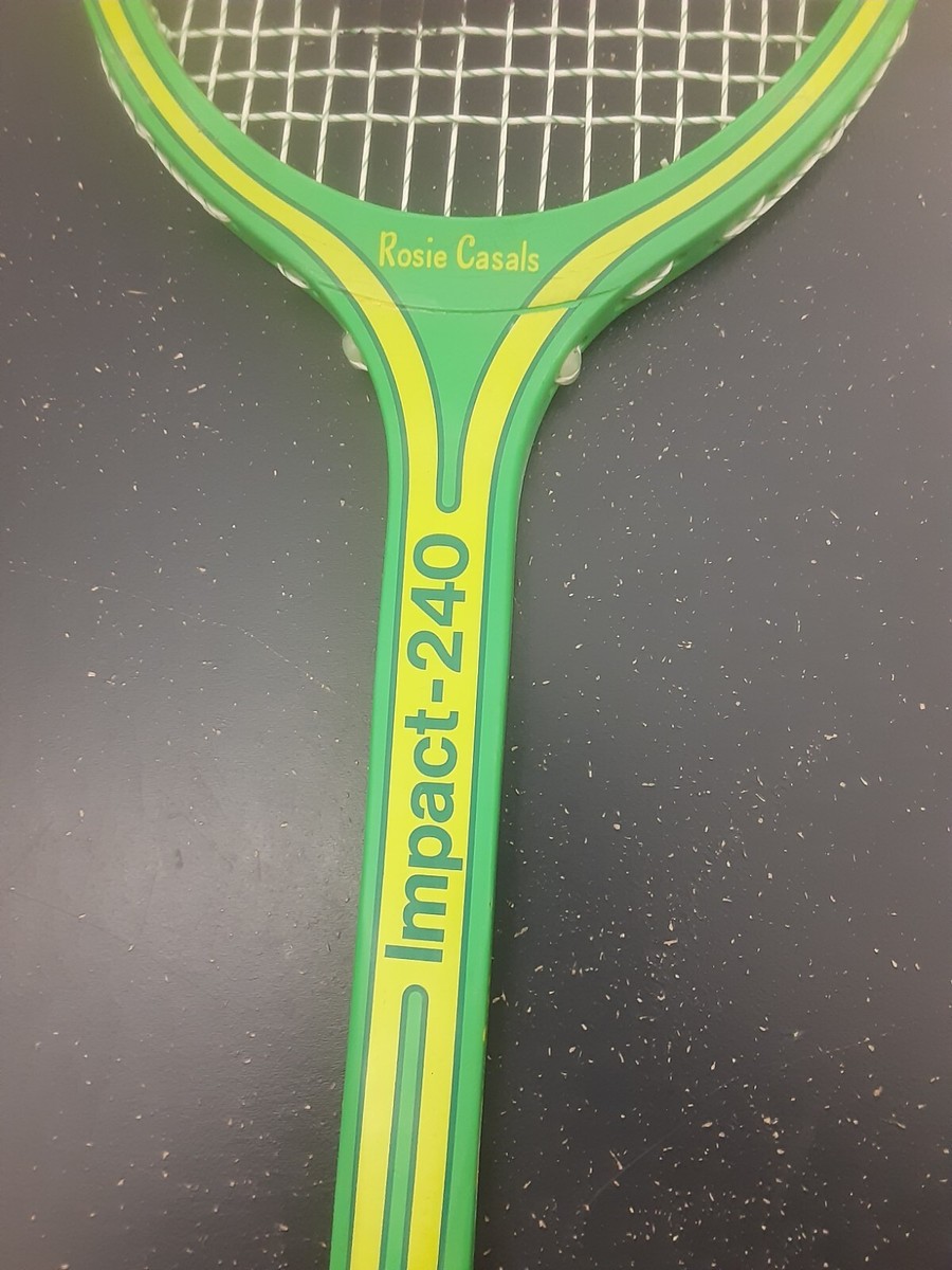 Raquette de tennis en bois de la marque Spalding, modèle Imp