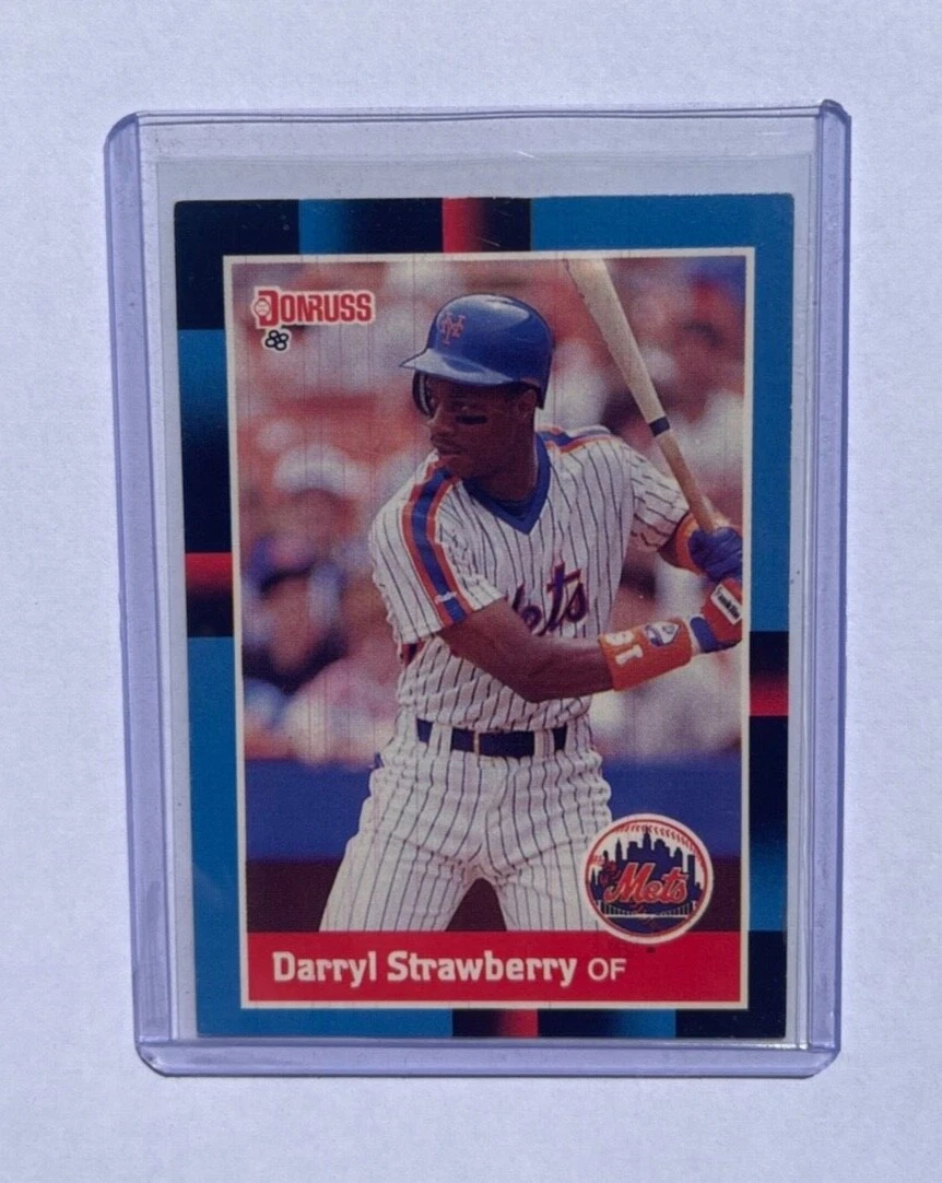 Rare🔥🔥🔥Donruss 1988 Darryl Strawberry Baseball Card #439(error) Red  Lines!!! | eBay