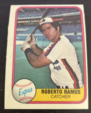 1981 Fleer - Roberto Ramos - Montreal Expos - #162 - RC