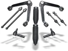 81DS37R Front Control Arm Ball Joint Tie Rod and Sway Bar Link Kit Fits Ram 1500