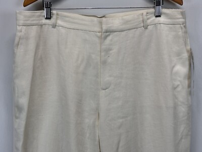 パンツ 100% LINEN RALPH LAUREN LINEN SLACKS NEW! Lauren Ralph Lauren 100% Linen Pants Slacks Sz 20W Plus Women