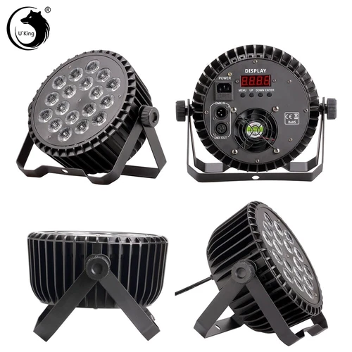 200W RGBW 18LED Par Light CAN DMX Stage Light Rainbow Effect Party DJ Bar Disco - Picture 16 of 18
