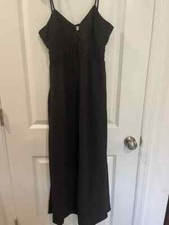 NWT A New Day Black Sphagetti Strap Midi Dress