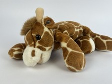 Disney World ANIMAL KINGDOM Baby Giraffe Plush w/Ear Button Stuffed Animal