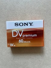 SONY DV Premium 60 Minute Mini DV Digital Video Cassette, sealed and unopened
