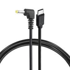 60W PD Trigger Cable, 20V 3A 4.0x1.7mm Type-C Right Angle Power Cord 0.97m