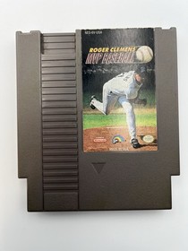 Roger Clemens MVP Baseball Nintendo NES Cartridge Manual 1991 Tested Working LJN