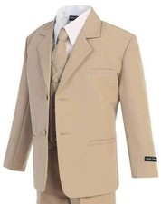 Boys Khaki Suit Classic 