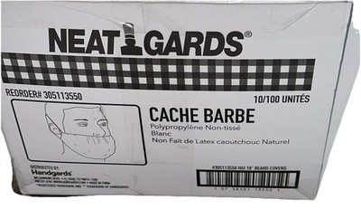 ~900 Beard Covers Neat Gards #305113550 Restaurant Food Service Open Box