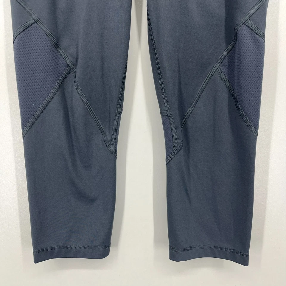 Adidas Nevada Wolf Pack Leggings Women's S Gray UNR NCAA Alphaskin Capri - Image 3 of 4