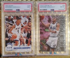ANFERNEE HARDAWAY 1993 Hoops Rc Psa 9, 1996 Fleer Metal Psa 8