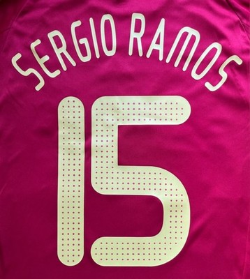 スペイン代表 SERGIO RAMOS 15番 シャツ 2008年 サッカー スペイン代表