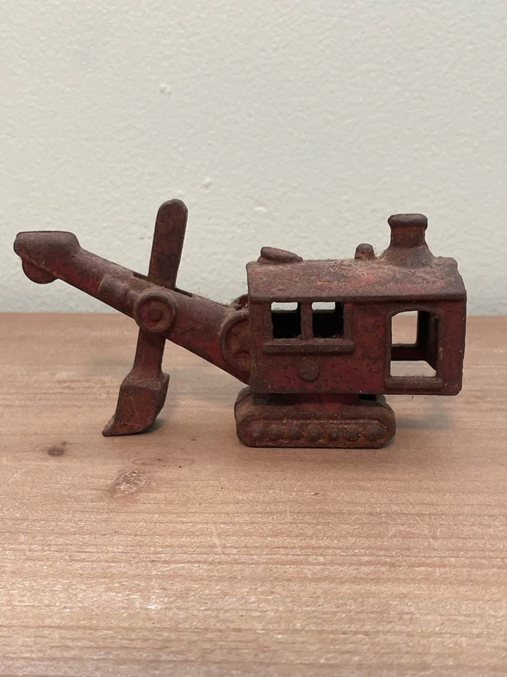 De colección Hubley Hierro Fundido General Pala de Vapor Excavadora Excavadora Juguete Foto 3 de 4