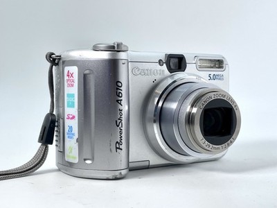 Canon PowerShot A610 Digital Camera 5MP - Takes Photos - Has Screen Issue