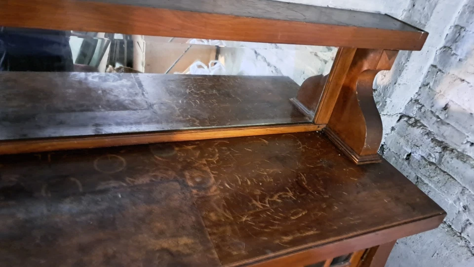 Antiguo buffet/aparador de servidor estilo artesano roble Foto 4 de 4