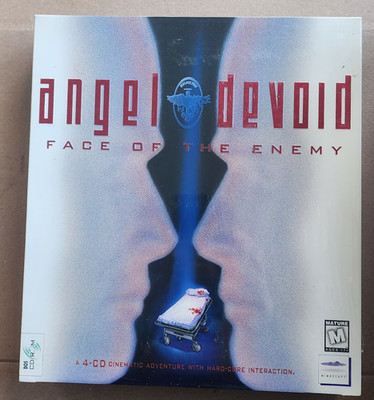 Angel Devoid PC(1996) Big Box CD-ROM NEW SEALED Cyberpunk Adventure Classic!