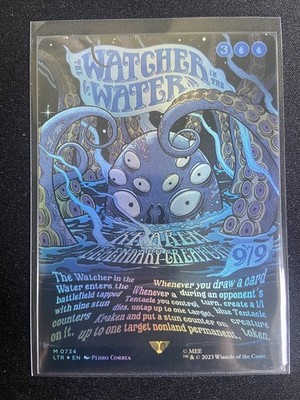 Watcher in the Water | NM Foil Borderless Poster | Herr der Ringe MTG