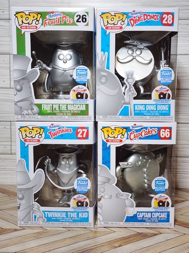 Funko POP Ad Icons Hostess King Ding Dong Torta di Frutta Il Mago Twinkie Cupcake - Foto 1 di 14