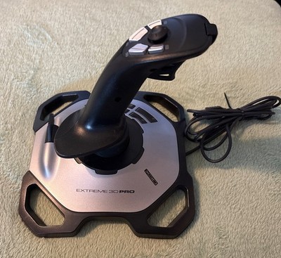 Logitech Extreme 3D Pro Gaming Joystick for Windows PC Silver/Black Used