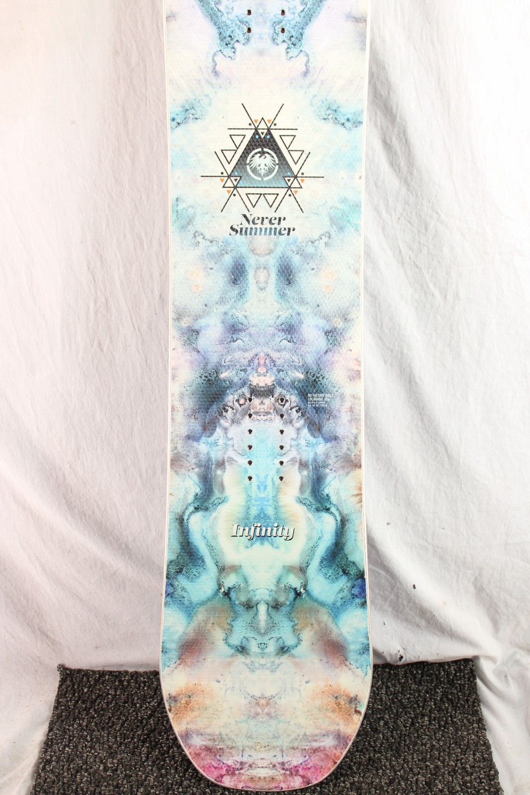 18-19 Never Summer Infinity Used Womens Snowboard 151cm #082194