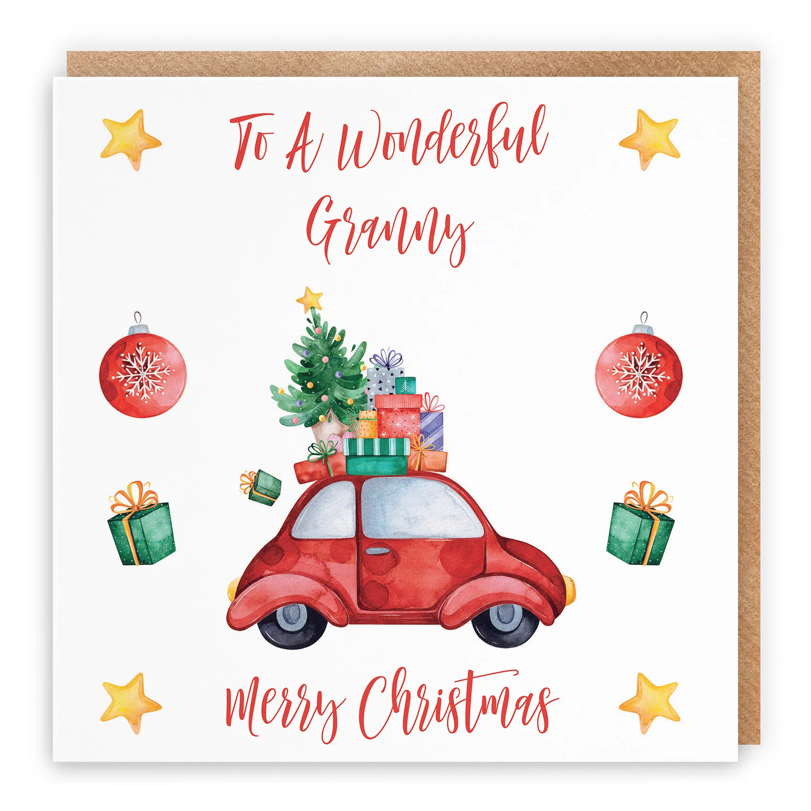 Granny Card Christmas Holiday