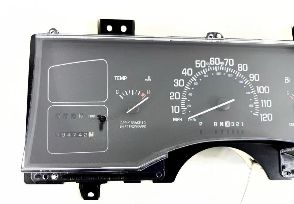 Приборный спидометр кластер 1994-1996 Buick Roadmaster 194 000 миль - Изображение 3 из 4