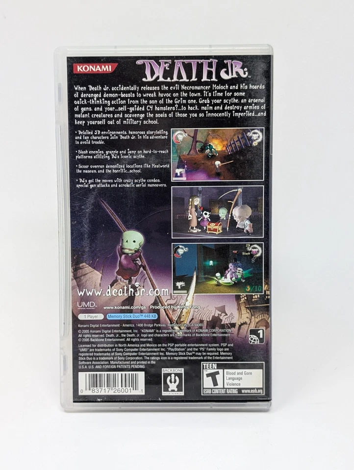 Death Jr. (Sony PSP, 2005) - CIB Complete - Image 3 of 4