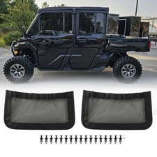 2 X Rear Backrest Cargo Storage Net And Rivets For Can-Am Defender UTV 715003019