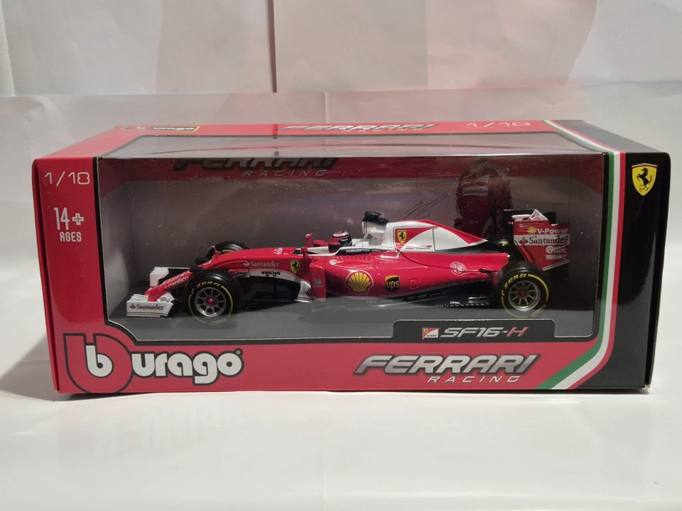 Ferrari SF16-H (2016) #7 Raikkonen 1:18 Bburago - Immagine 3 di 4