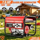 5KW Portable Inverter Generator Gas Powered Quiet 68 dB Home Backup Emergency
