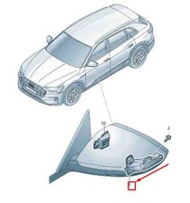 Audi E-Tron GE Türspiegel-Blinker vorne links RHD 4KR949101 NEU ORIGINAL