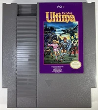 NES Ultima Exodus (Nintendo Entertainment System, 1989) Authentic Clean Tested