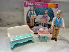 BOXED FISHERPRICE GRANDPARENTS SET FROM 1995 COLLECTABLE VINTAGE FOR DREAM HOUSE