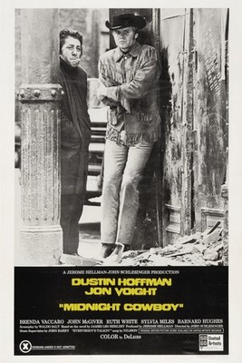 Midnight Cowboy 8x12 Metal Movie Poster Sign [C] Jon Voight Dustin Hoffman