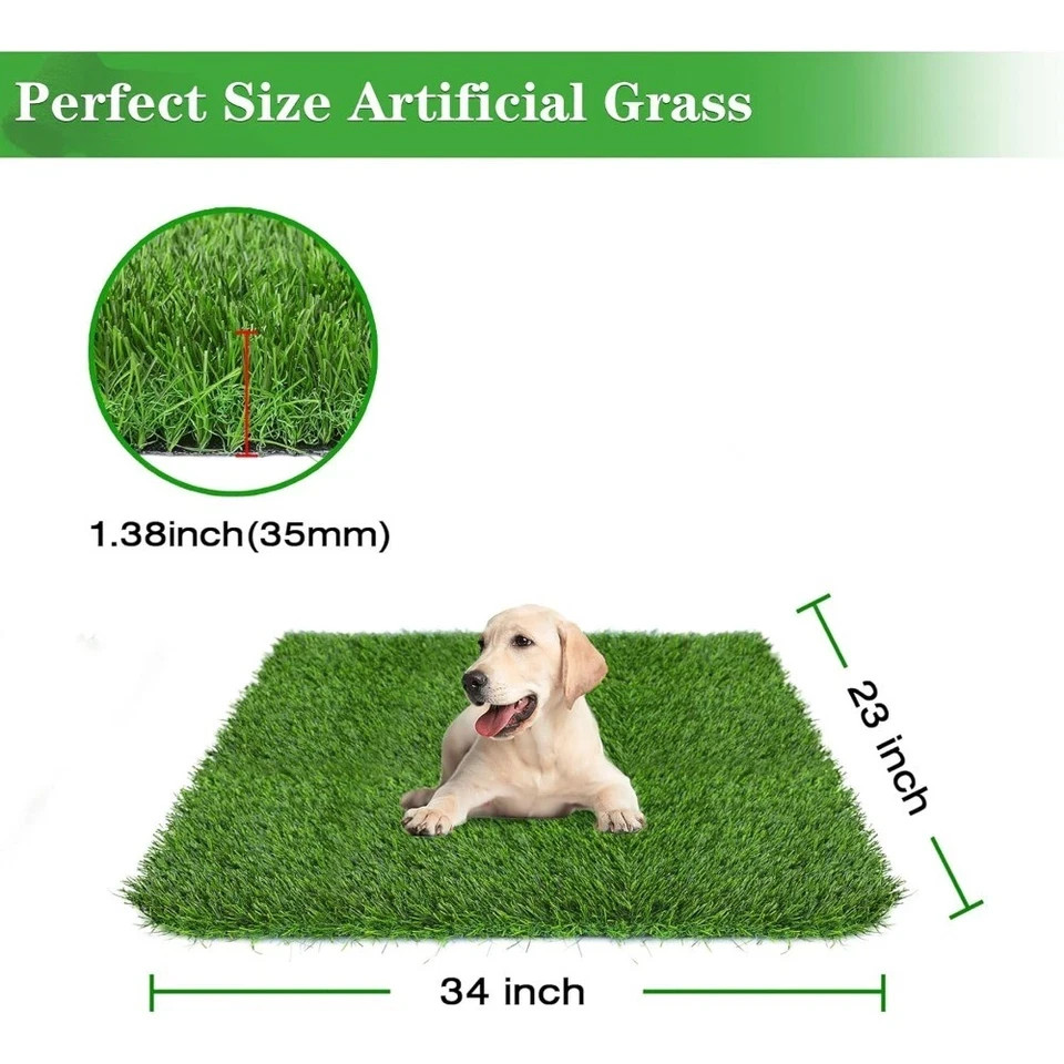 porch potty fake grass for dogs to pee and poop on