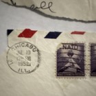 Stamps 1952 US NATO 3c Airmail Cover Fragments Machine Cancels Chicago & NY — photo 4