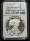 2018 W AMERICAN SILVER EAGLE NGC PF69 ULTRA CAMEO EARLY RELEASES