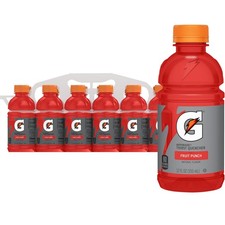 Gatorade Thirst Quencher,Fruit Punch, 12 Fl Oz Pack of 12 12