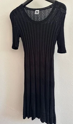 M Missoni Kleid mit Kurzarm, schwarz, Gr. 38, neu. - Bild 1 von 4