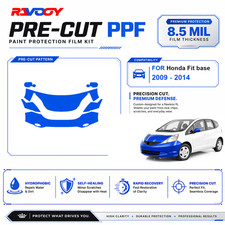 Precut Ppf Front Kit Clear Bra 8.5mil Tpu For 2009-2014 Honda Fit Base
