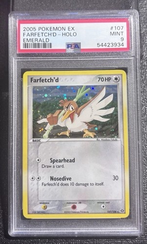 Farfetch'd graded PSA 9 for sale on eBay