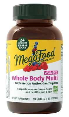 MegaFood 90 ct Women s Whole Body Multivitamin   24 Nutrients with Real Food