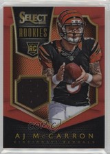 2014 Panini Select Rookies Jersey Red Prizm 71/149 AJ McCarron #RJ-AJ 15w6