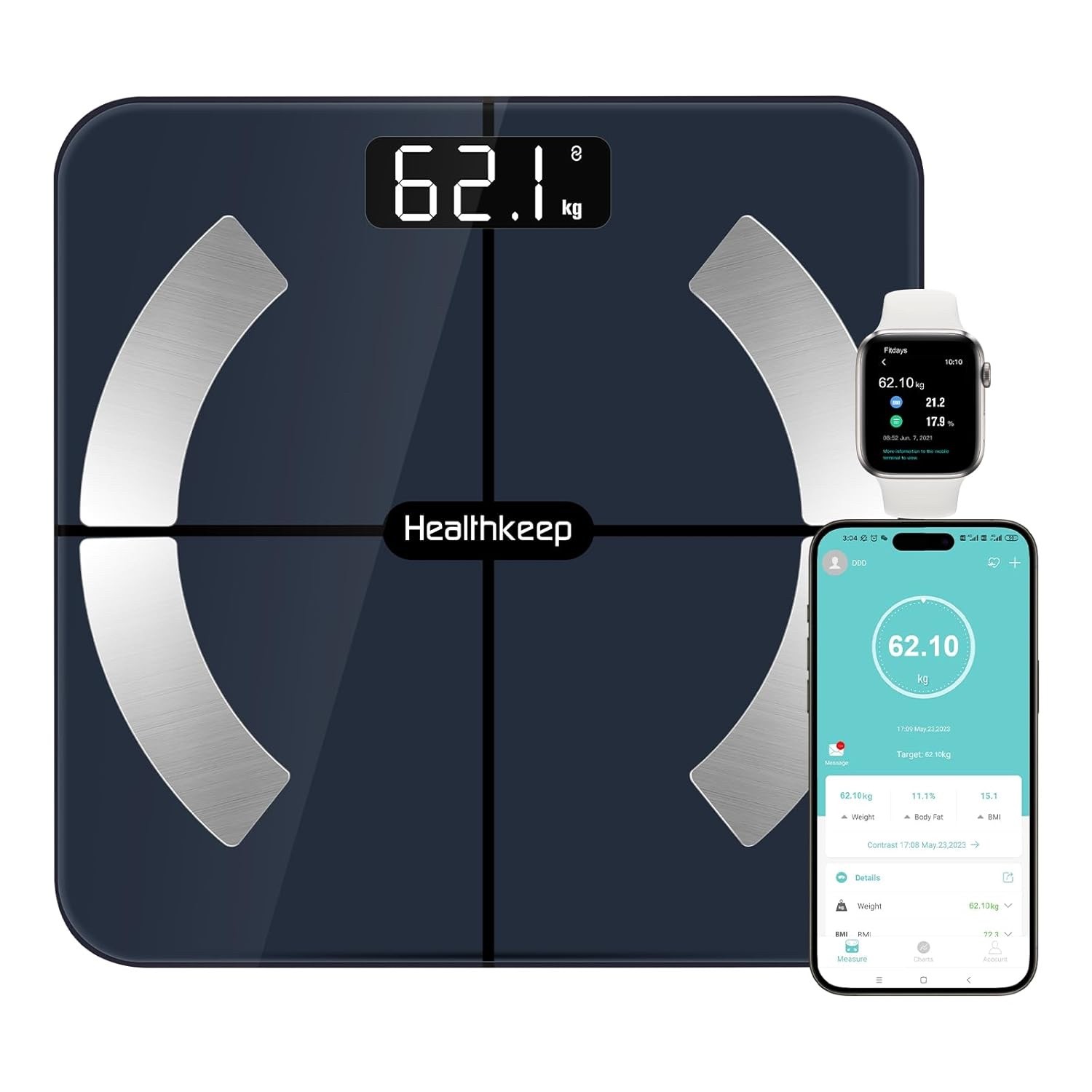 Scales for Body Weight with App 13 Body Composition Metrics, Digital